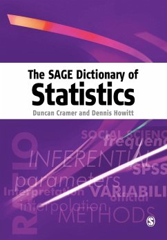 The SAGE Dictionary of Statistics - Cramer, Duncan;Howitt, Dennis Laurence