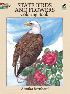 State Birds and Flowers Coloring Book - Bernhard, Annika