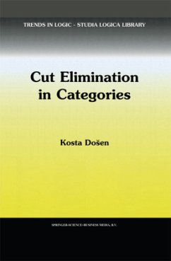 Cut Elimination in Categories - Dosen, K.