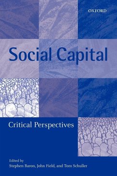 Social Capital - Baron, Stephen / Field, John / Schuller, Tom (eds.)