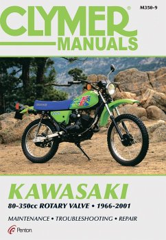 Cover Kawasaki 80-350cc Rotary Valve Motorcycle (1966-2001) Service Repair Manual