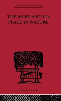 The Mind and its Place in Nature - Broad, C. D.