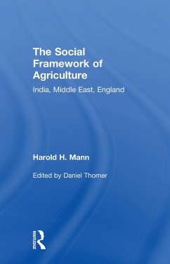 Social Framework of Agriculture - Mann, Harold H