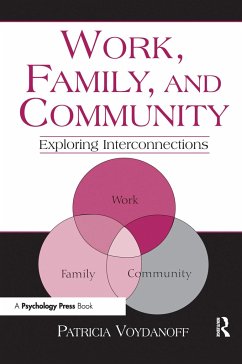 Work, Family, and Community - Voydanoff, Patricia