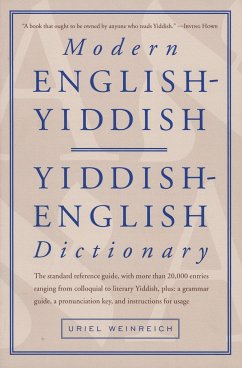 Modern English-Yiddish Dictionary - Weinreich, Uriel