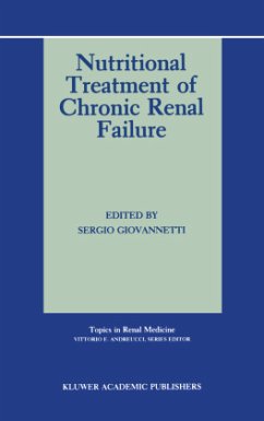Nutritional Treatment of Chronic Renal Failure - Giovannetti, Sergio (Hrsg.)