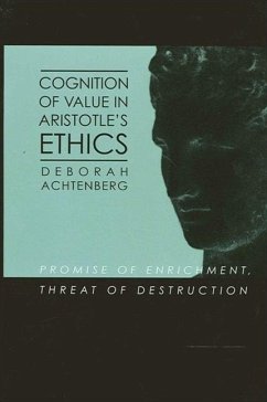 Cognition of Value in Aristotle's Ethics - Achtenberg, Deborah