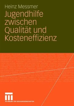 Jugendhilfe zwischen Qualität und Kosteneffizienz - Messmer, Heinz