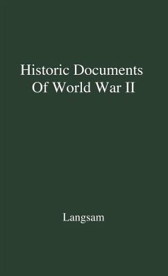Cover Historic Documents of World War II.