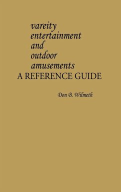 Variety Entertainment and Outdoor Amusements - Wilmeth, Don B.