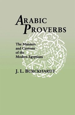 Arabic Proverbs - Burckhardt, J L