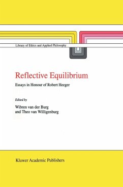 Reflective Equilibrium - van der Burg, Wibren / van Willigenburg, Theo (Hgg.)