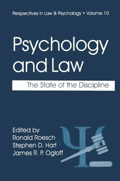 Psychology and Law - Roesch, Ronald / Hart, Stephen D. / Ogloff, James R.P. (Hgg.)
