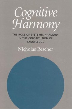 Cognitive Harmony - Rescher, Nicholas