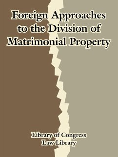 Foreign Approaches to the Division of Matrimonial Property - Library of Congress, Law Library
