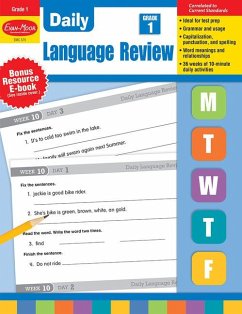 Daily Language Review, Grade 1 Teacher Edition - Evan-Moor Educational Publishers