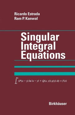 Singular Integral Equations - Estrada, Ricardo; Kanwal, Ram P.