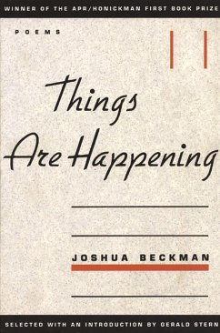 Things Are Happening - Beckman, Joshua
