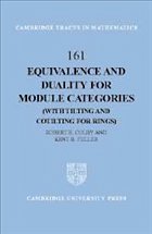 Equivalence and Duality for Module Categories (with Tilting and Cotilting for Rings) - Colby, Robert R