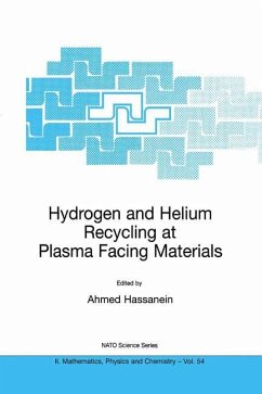 Hydrogen and Helium Recycling at Plasma Facing Materials - Hassanein, Ahmed (Hrsg.)