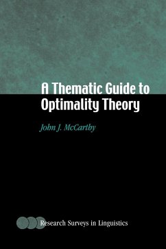 A Thematic Guide to Optimality Theory - Mccarthy, John J.
