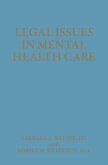 Legal Issues in Mental Health Care