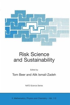 Risk Science and Sustainability - Beer, Tom / Ismail-Zadeh, Alik (Hgg.)