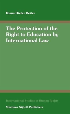 The Protection of the Right to Education by International Law: Including a Systematic Analysis of Article 13 of the International Covenant on Economic - Beiter, Klaus Dieter