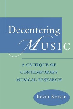 Decentering Music - Korsyn, Kevin