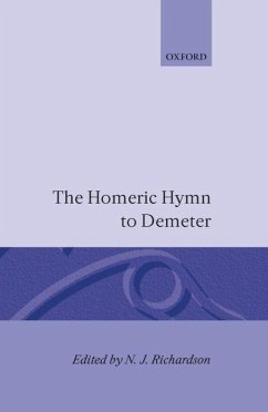 The Homeric Hymn to Demeter - Richardson, N. J. (ed.)