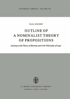 Outline of a Nominalist Theory of Propositions - Gochet, Paul