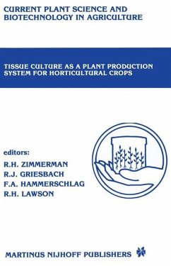 Tissue culture as a plant production system for horticultural crops - Zimmerman, Richard H. / Griesbach, Robert J. / Hammerschlag, Freddi A. / Lawson, R.H. (Hgg.)