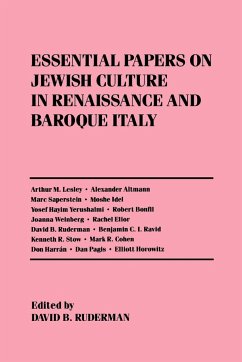 Essential Papers on Jewish Culture in Renaissance and Baroque Italy