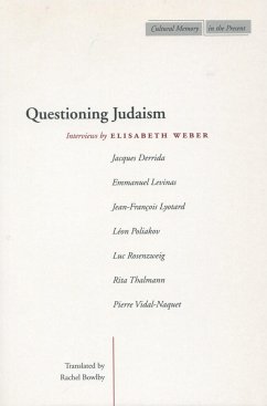 Questioning Judaism - Weber, Elisabeth