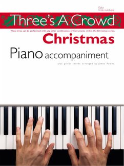 Cover THREE'S A CROWD CHRISTMAS VOL.4 PIANO ACCOMPANIMENT WITH GUITAR CHORD SYMBOLS