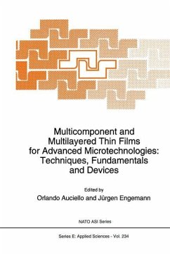 Multicomponent and Multilayered Thin Films for Advanced Microtechnologies: Techniques, Fundamentals and Devices - Auciello, O. / Engemann, Jürgen (Hgg.)