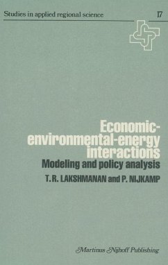 Economic¿Environmental¿Energy Interactions - Lakshmanan, T.R. (Hrsg.)