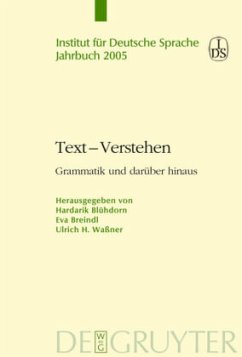 Text - Verstehen - Breindl, Eva / Blühdorn, Hardarik / Waßner, Ulrich H. (Hgg.)