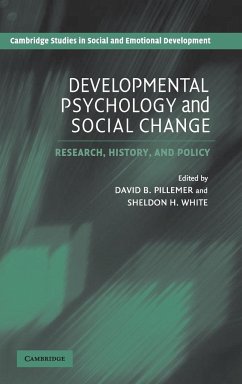 Developmental Psychology and Social Change - Pillemer, David B. / White, Sheldon H. (eds.)