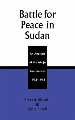 Battle for Peace in Sudan - Wöndu, Steven; Lesch, Ann