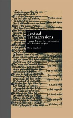 Textual Transgressions - Greetham, David