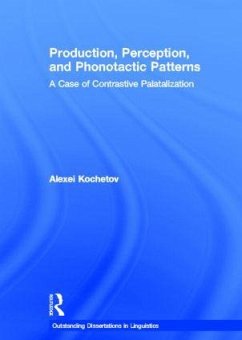 Production, Perception, and Phonotactic Patterns - Kochetov, Alexei