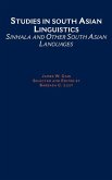 Studies in South Asian Linguistics Studies in South Asian Linguistics