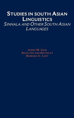 Cover Studies in South Asian Linguistics
