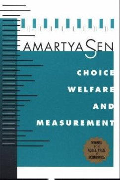 Choice, Welfare & Measurement - Sen, Amartya