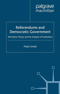 Referendums and Democratic Government - Setälä, Maija