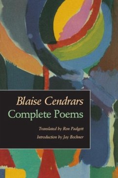 Complete Poems - Cendrars, Blaise