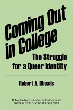 Coming Out in College - Rhoads, Robert A.