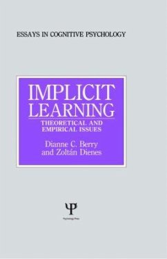 Implicit Learning - Berry, Dianne C; Dienes, Zoltan