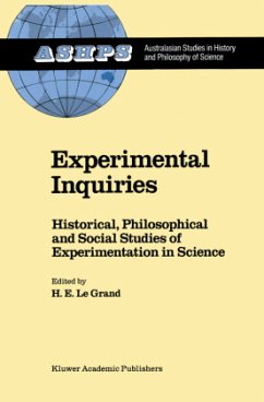 Experimental Inquiries - Le Grand, H.E. (Hrsg.)